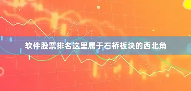 软件股票排名这里属于石桥板块的西北角